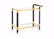 Picture of BOULEVARDIER BAR CART - BLACK & GOLD