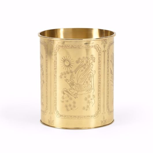 Picture of BRASS WASTE BASKET