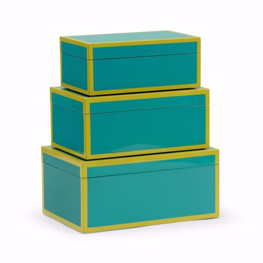 Picture of LEXIE BOXES - TEAL (S3)