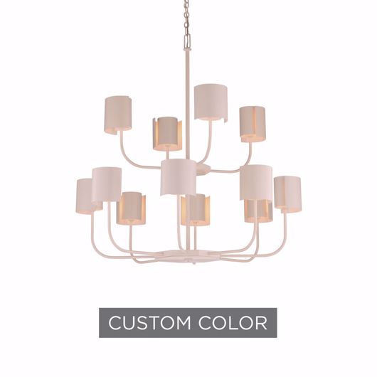 Picture of CASTLE YARD CHANDELIER (DBL) - WHITE