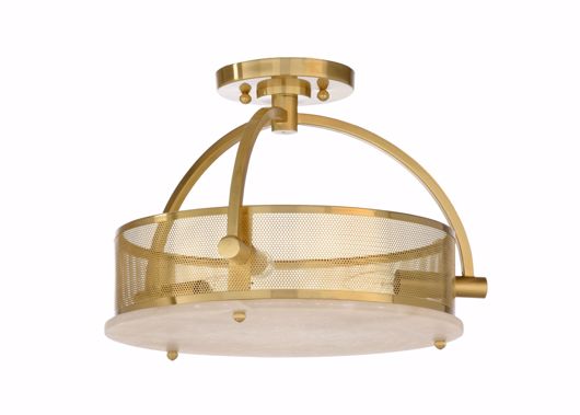 Picture of MOON CEILING LIGHT - BRASS