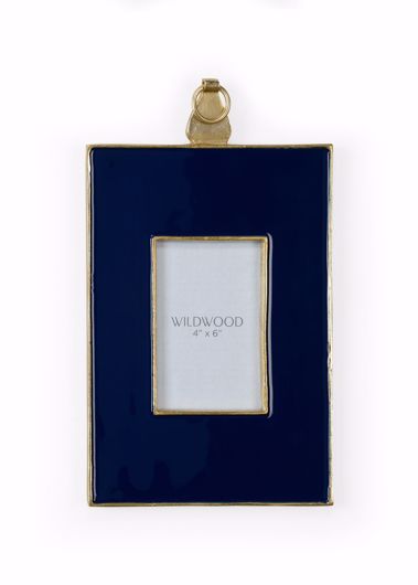 Picture of NAVY ENAMEL WALL FRAME (LG)