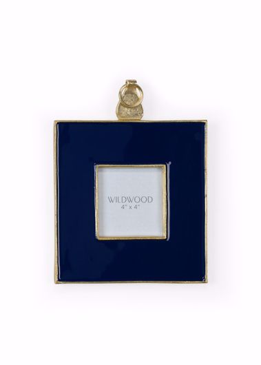 Picture of NAVY ENAMEL WALL FRAME (MED)