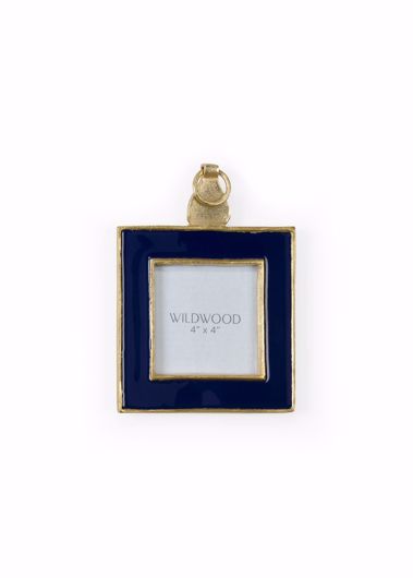 Picture of NAVY ENAMEL WALL FRAME (SM)