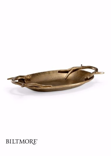 Picture of DIANA OVAL TRAY - BRASS