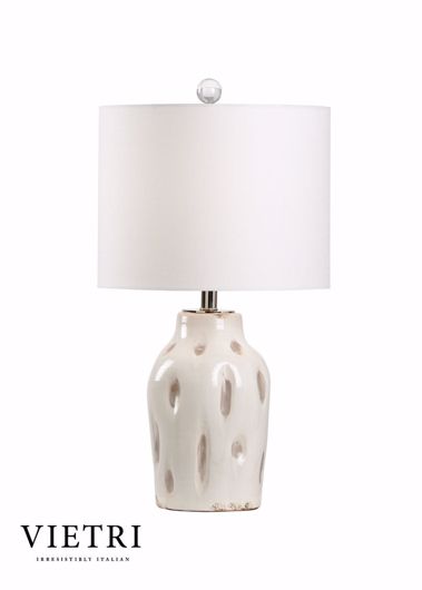 Picture of DIMPLES LARGE LAMP - TAUPE
