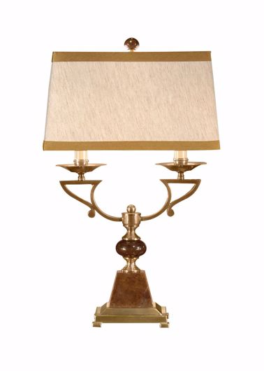 Picture of DOUBLE CANDLE LAMP