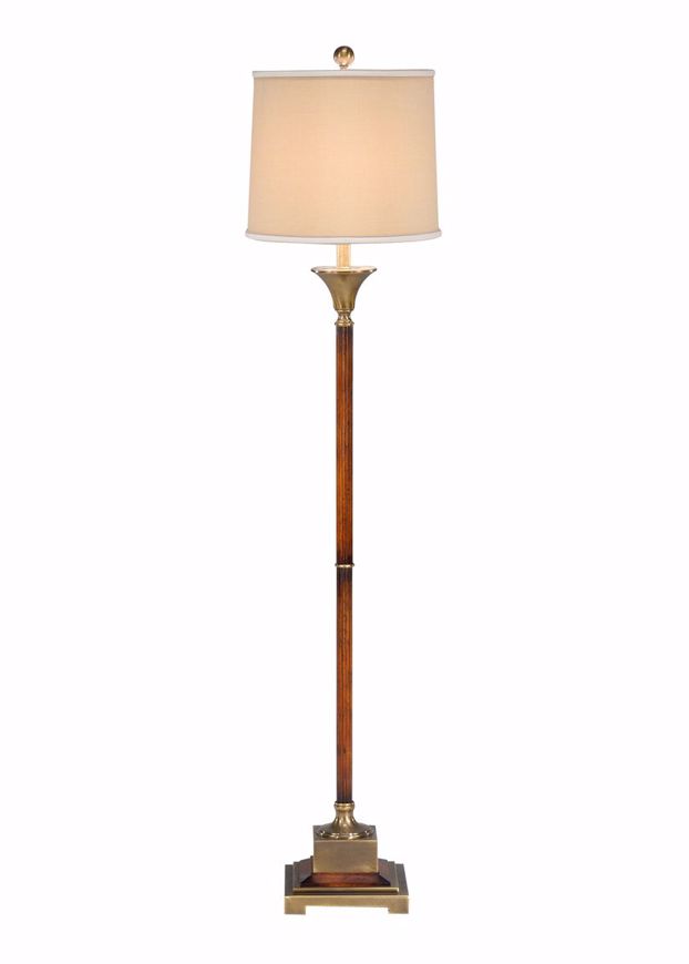 Picture of FLUTED WOOD FLOOR LAMP