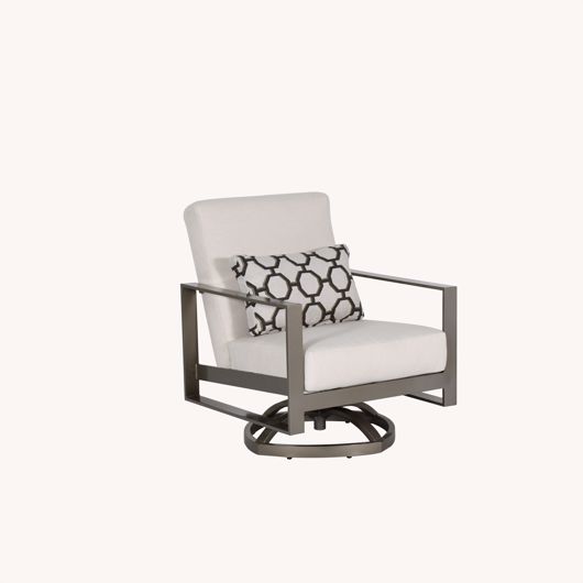 Picture of PARK PLACE HIGH BACK CUSHIONED LOUNGE SWIVEL ROCKER