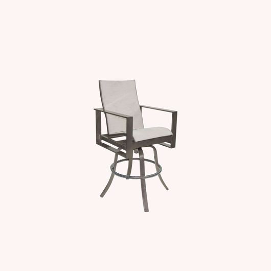 Picture of PARK PLACE HIGH BACK SLING SWIVEL BAR STOOL