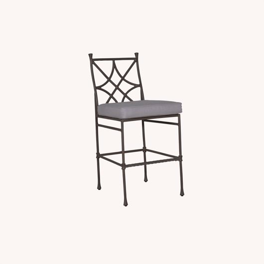 Picture of BORDEAUX CUSHIONED ARMLESS BAR STOOL