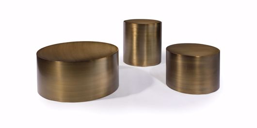 Picture of BRUSHED BRONZE DRUM TABLES
