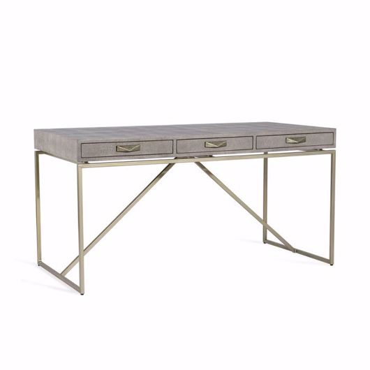 Picture of ATHERTON SHAGREEN DESK - GREY