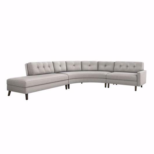 Picture of Aventura Left Sectional - Pearl (45RA/50QR/6LBE)