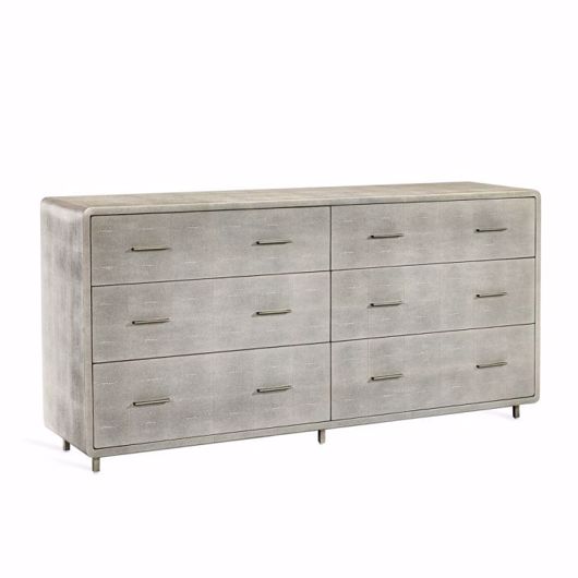 Picture of CALYPSO 6 DRAWER CHEST - GREY