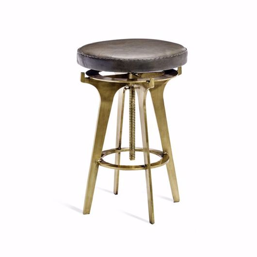 Picture of COLTON ADJUSTABLE STOOL - BRASS