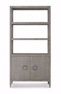 Picture of CHARLESTON BOOKCASE-FRENCH GREY