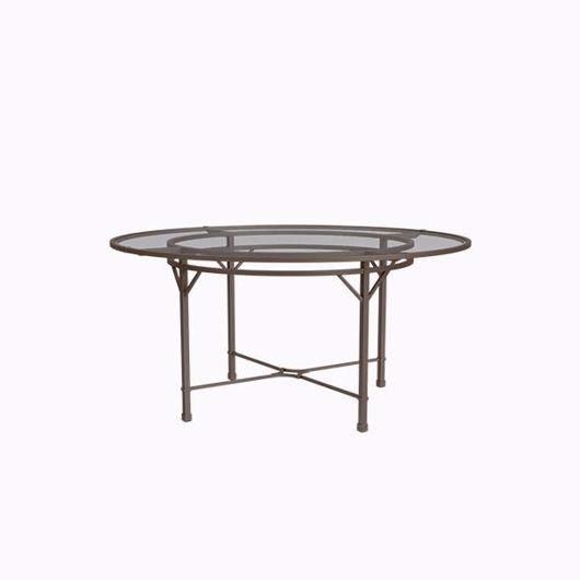 Picture of VENETIAN 60" ROUND DINING TABLE, GLASS UMBRELLA TOP