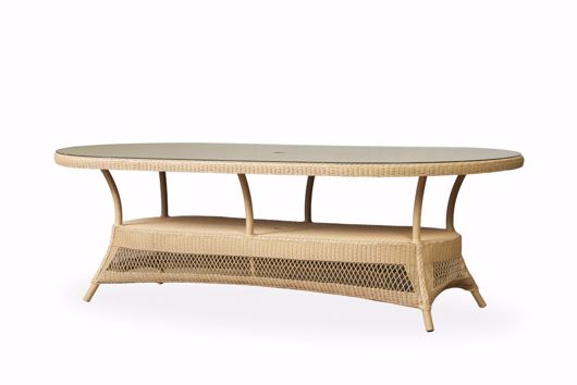 Picture of LOOM 85" OVAL UMBRELLA DINING TABLE
