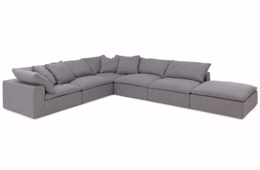 Picture of CABO (SLIP Â€“ OUTDOOR) 6PC MODULAR BUMPER SECTIONAL