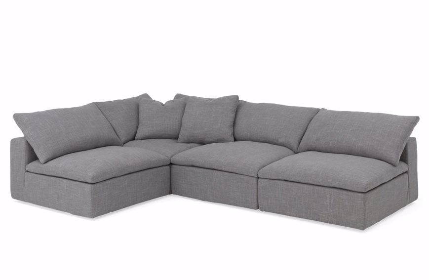 Picture of CABO (SLIP Â€“ OUTDOOR) 4PC MODULAR ARMLESS SECTIONAL