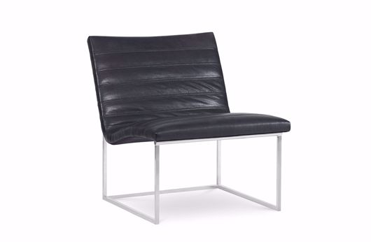 Picture of NOVA B CHAIR (POLISHED NICKEL / LEATHER)