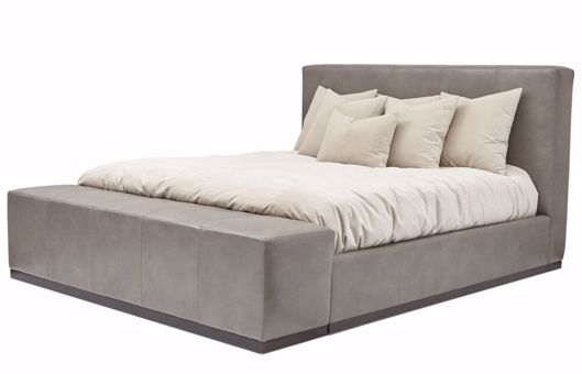 Picture of CIELO (WOOD BASE) BED (LEATHER)