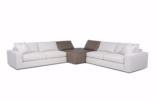 Picture of DANA POINT 3PC CORNER CHAISE WITH VIEW SECTIONAL (LEATHER)
