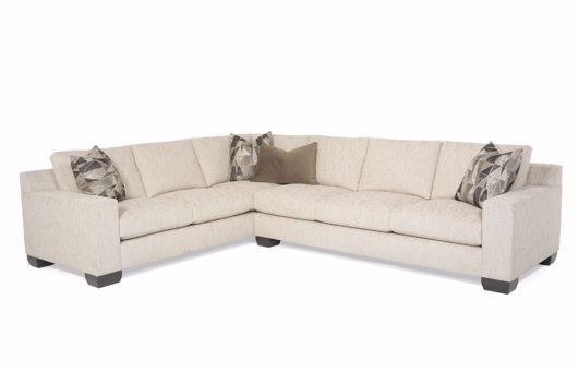Picture of BENTON (WOOD LEG) 2PC SECTIONAL