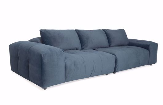 Picture of CALIFORNIA 2PC SOFA (VELVET WITH ADDITIONAL BACK PILLOW)