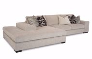 Picture of CARBON (WOOD LEG) 2PC ISLAND SECTIONAL