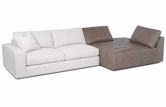 Picture of DANA POINT 2PC CORNER CHAISE WITH VIEW SECTIONAL (LEATHER)