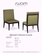 Picture of BENNET F143-2 DINING CHAIR