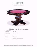 Picture of 263-6-BC-54-W ROULETTE GAME TABLE