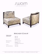 Picture of F853 ALC34 ARCHER ARMLESS CHAIR
