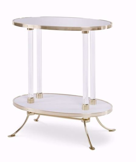 Picture of JULIET CIGARETTE TABLE WITH PLAIN MIRROR