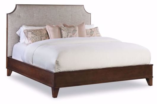 Picture of BURBANK WOOD TRIM UPH BED  -  CAL KING SIZE 6/0