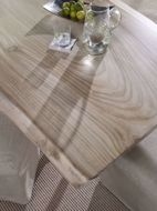 Picture of 130" GUAN.SLAB DINING TABLE - POLISHED  NICKEL BASE