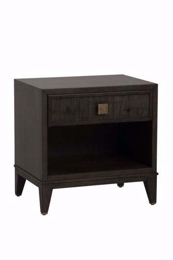 Picture of CARLYLE 1 DRAWER NIGHTSTAND - MINK GREY