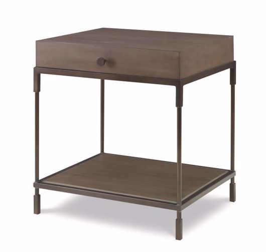 Picture of WESTPORT END TABLE - MINK GREY