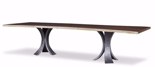 Picture of 86" GUAN.SLAB DINING TBL - TEXTURED METAL