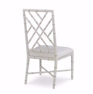 Picture of BRIGHTON SIDE CHAIR - ANTIQUE WHITE/FLAX