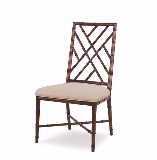 Picture of BRIGHTON SIDE CHAIR - REGENCY/FLAX