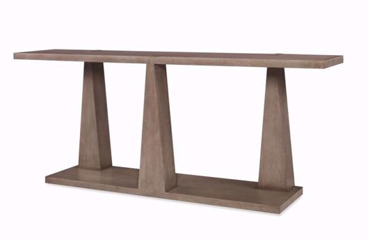 Picture of CASA BELLA COLUMN CONSOLE TABLE  -  TIMBER GREY FINISH
