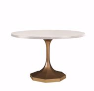 Picture of MOLLY GOLD PEDESTAL 48" ROUND DINING TABLE