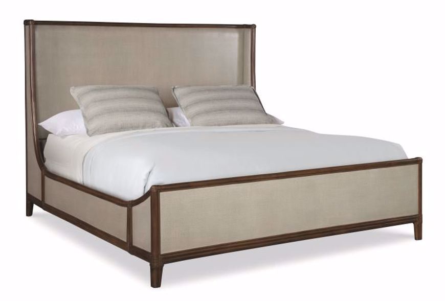 Picture of CANVAS KING BED - DOVE GREY