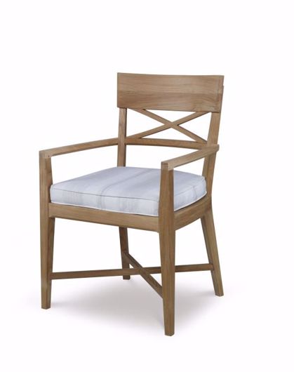 Picture of WEST BAY TEAK DINING ARM CHAIR PAD