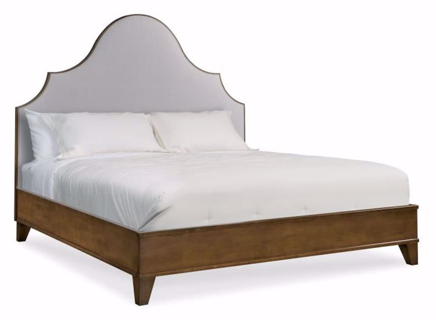 Picture of LAFAYETTE WOOD TRIM UPH BED  -  QUEEN SIZE 5/0