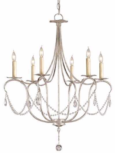 Picture of CRYSTAL LIGHTS SILVER SMALL CHANDELIER