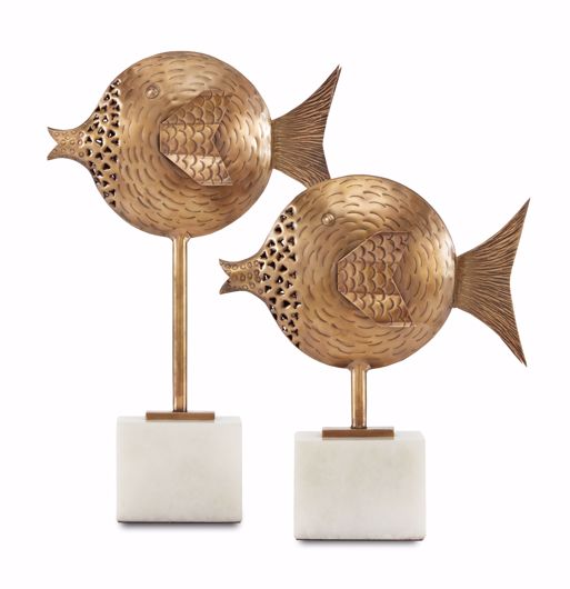 Picture of CICI BRASS FISH SET OF 2